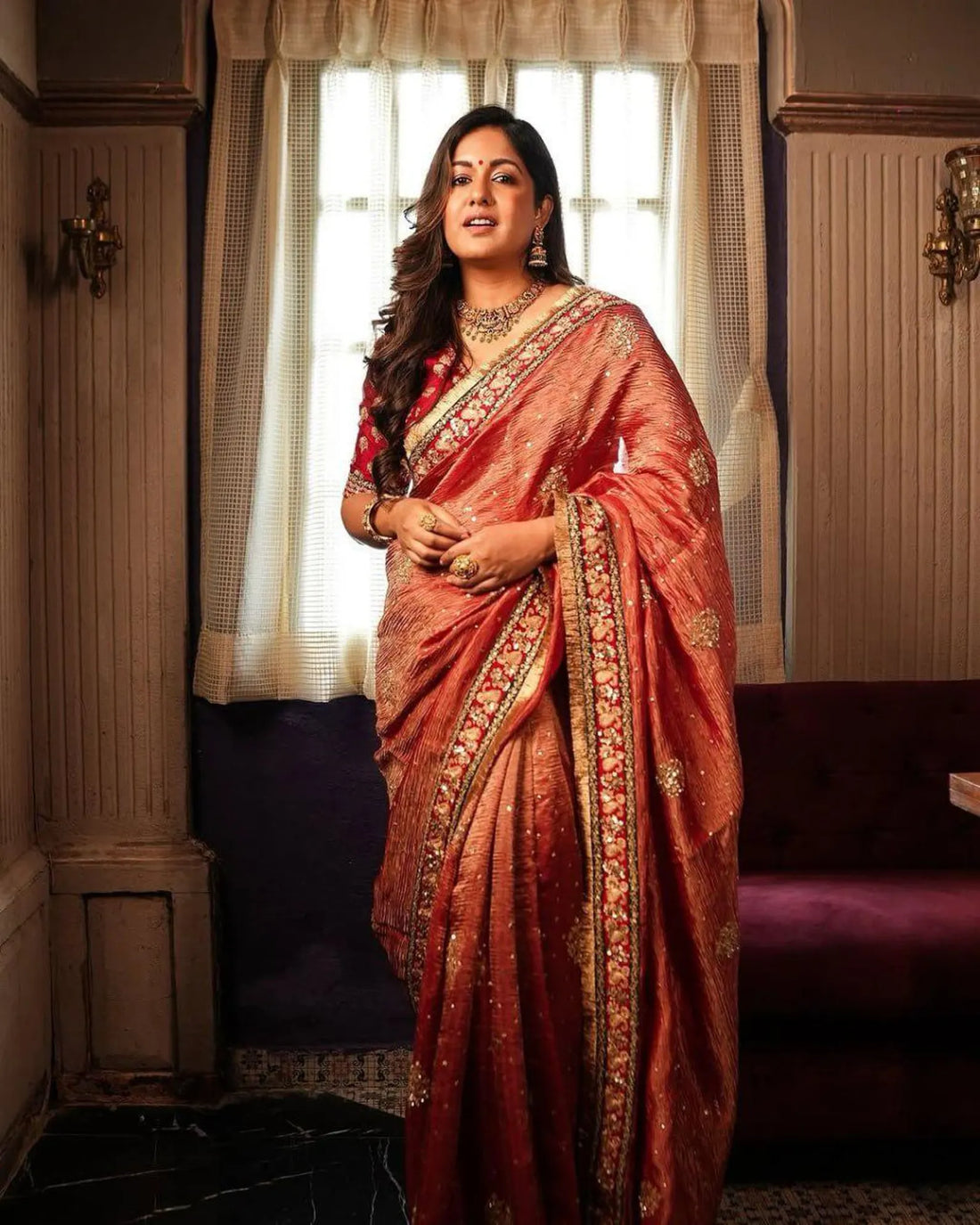 Bollywood Banarasi Crush Silk Saree