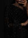 Ruhani Midnight Black Swarovski Designer Saree
