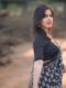 Soft Linen Black Colours Design Digital Print Ready To Wear Saree With Unstitched Blouse